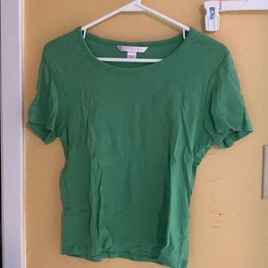 Green cropped tee. victoria secret vintage
